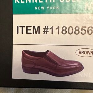 Kenneth Cole Men's Dark Brown Slip-On Loafers